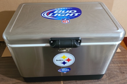 Bud Light Beer NFL Steelers Cooler