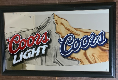 Coors Light Beer Mirror