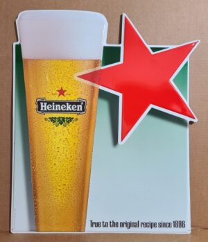 Heineken Beer Star Tin Sign