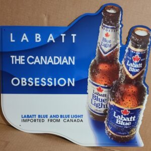 Labatt Blue Beer Tin Sign