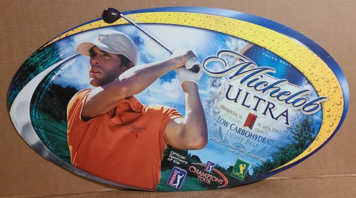 Michelob Ultra Beer PGA Tin Sign