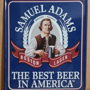 Samuel Adams Beer Tin Sign