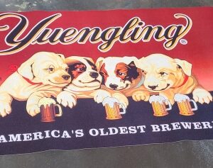 Yuengling Beer Dog Rug