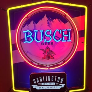 Busch Beer NASCAR Darlington Neon Sign