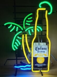 Corona Extra Beer Neon Sign corona beer neon sign tube Corona Beer Neon Sign Tube coronaextrabottlepalmsmall1996 221x300