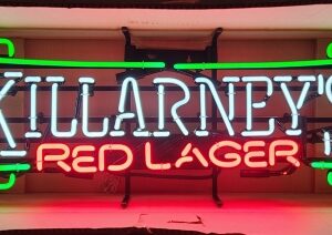 Killarneys Red Lager Neon Sign
