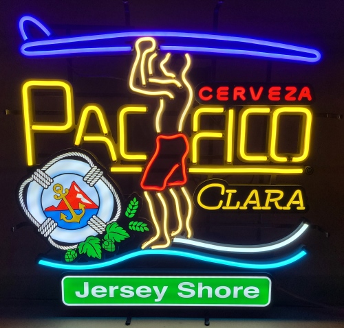 Pacifico Clara Cerveza Jersey Shore LED Sign