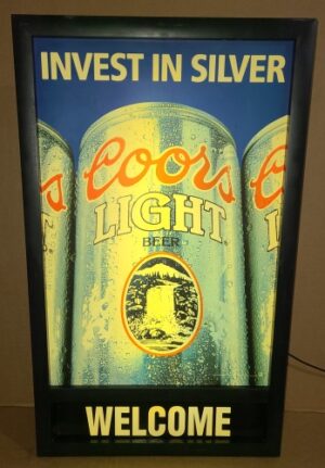 Coors Light Beer Sign