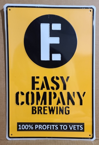 Easy Company Brewing Tin Sign