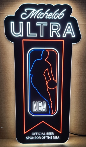 Michelob Ultra Beer NBA LED Sign