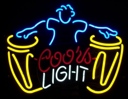 Coors Light Beer Bongos Neon Sign [object object] My Beer Sign Collection &#8211; Not for sale but can be bought&#8230; coorslightbongos