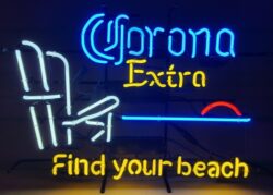 Corona Extra Beer Beach Neon Sign [object object] My Beer Sign Collection &#8211; Not for sale but can be bought&#8230; coronaextrafindyourbeach2017 e1711878399578