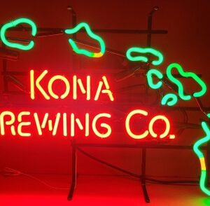 Kona Beer Island Chain Neon Sign