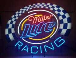 Lite Beer Racing Neon Sign [object object] My Beer Sign Collection &#8211; Not for sale but can be bought&#8230; literacing2007 e1705409891301