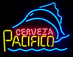 Pacifico Cerveza Marlin Neon Sign [object object] My Beer Sign Collection &#8211; Not for sale but can be bought&#8230; pacificocervezamarlinsmall