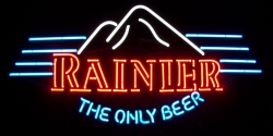 Rainier Beer Neon Sign [object object] My Beer Sign Collection &#8211; Not for sale but can be bought&#8230; rainiertheonlybeermountain
