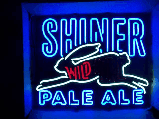 Shiner Wild Hare Pale Ale Sequencing Neon Sign [object object] My Beer Sign Collection &#8211; Not for sale but can be bought&#8230; shinerwildhare