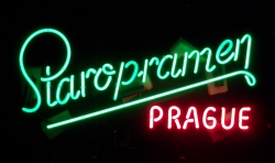 Staropramen Prague Beer Neon Sign [object object] My Beer Sign Collection &#8211; Not for sale but can be bought&#8230; staropramenprague