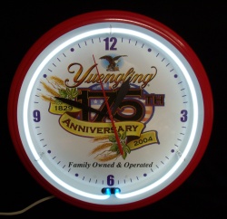 yuengling lager neon sign clock [object object] My Beer Sign Collection &#8211; Not for sale but can be bought&#8230; yuengling175thneonclock