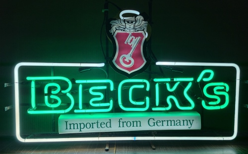 Becks Beer Neon Sign [object object] Home becksbrokenpanel1995