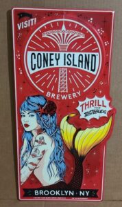 Coney Island Beer Tin Sign coney island beer tin sign Coney Island Beer Tin Sign coneyislandbrewerymermaidtin2016used 178x300