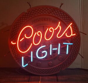 Coors Light Beer Neon Sign coors light beer neon sign Coors Light Beer Neon Sign coorslightmanholecover1999 300x284