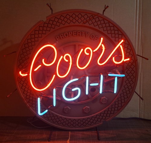 Coors Light Beer Neon Sign