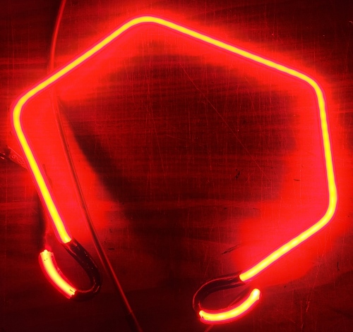 Coors Red Light Beer Neon Sign Tube