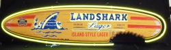 Landshark Lager Surfboard Neon Sign [object object] My Beer Sign Collection &#8211; Not for sale but can be bought&#8230; landsharklagersurfboardneon
