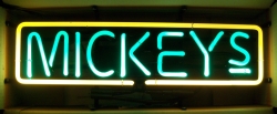 Mickeys Malt Liquor Neon Sign [object object] My Beer Sign Collection &#8211; Not for sale but can be bought&#8230; mickeys