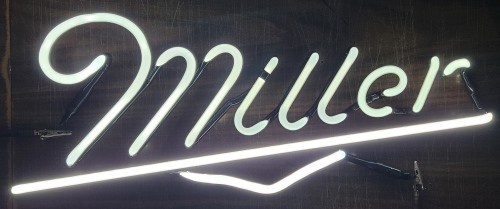 Miller Beer Neon Sign Tube