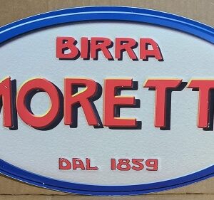 Moretti Beer Tin Sign