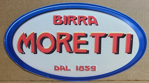 Moretti Beer Tin Sign