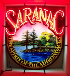 Saranac Beer Neon Sign [object object] My Beer Sign Collection &#8211; Not for sale but can be bought&#8230; saranacspiritoftheadirondacks