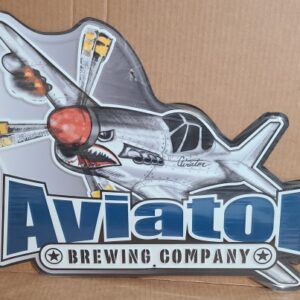 Aviator Brewing Company Beer Tin Sign