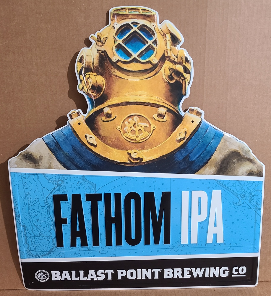 Ballast Point Fathom IPA Tin Sign