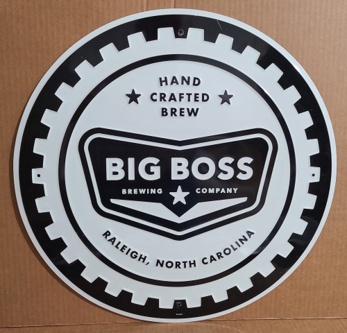 Big Boss Brewing Company Beer Tin Sign