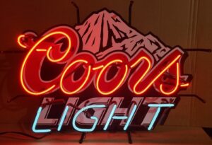 Coors Light Beer Neon Sign coors light beer neon sign tube Coors Light Beer Neon Sign Tube coorslightmountainpanel2008 300x205