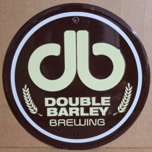 Double Barley Beer Tin Sign