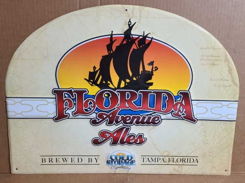 Florida Avenue Ales Tin Sign