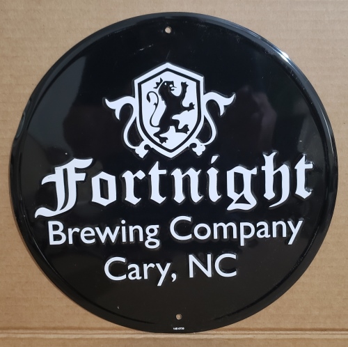 Fortnight Brewing Company Beer Tin Sign