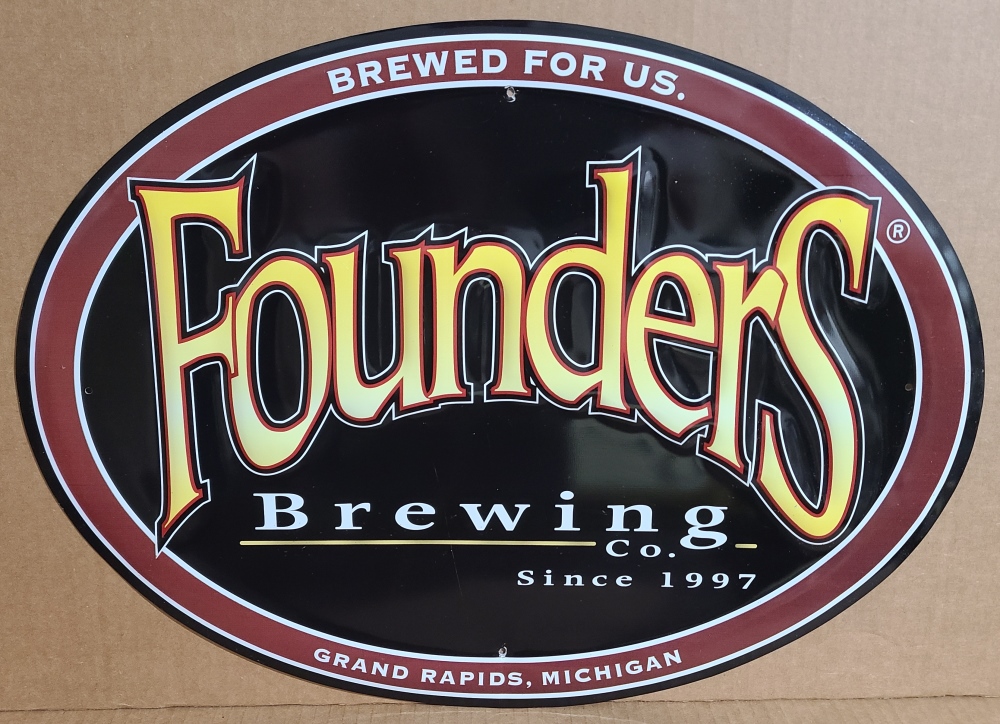 Founders Beer Tin Sign
