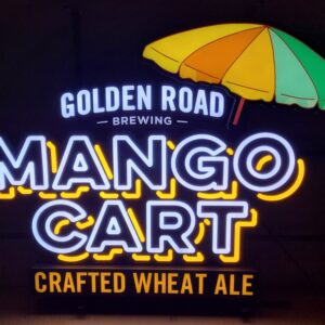 Golden Road Mango Cart Beer LED Sign