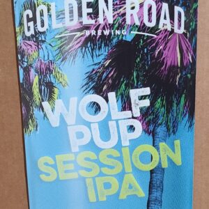 Golden Road Wolf Pup IPA Tin Sign