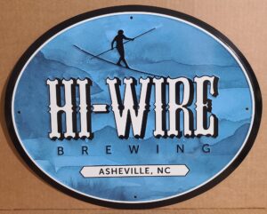 Hi Wire Beer Tin Sign hi wire beer tin sign Hi Wire Beer Tin Sign hiwirebrewingtin 300x241