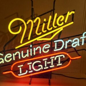 Miller Genuine Draft Light Beer Neon Sign