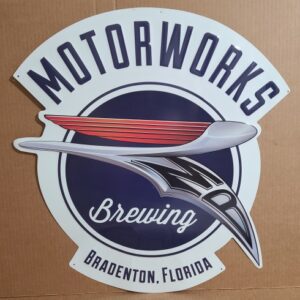 Motorworks Brewing Company Beer Tin Sign