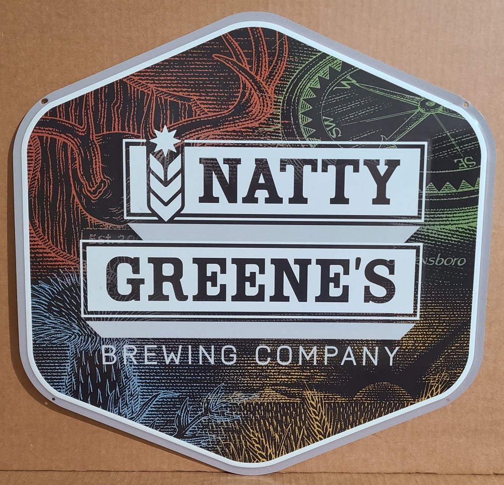 Natty Greenes Beer Tin Sign