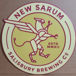 New Sarum Beer Tin Sign