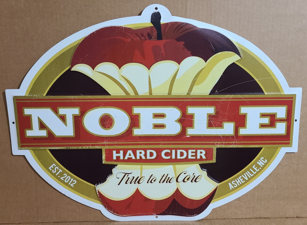 Noble Hard Cider Tin Sign